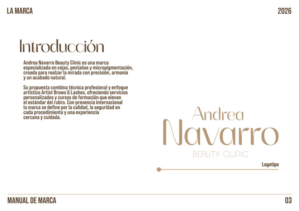 Andrea Navarro — manual de marca, página 4