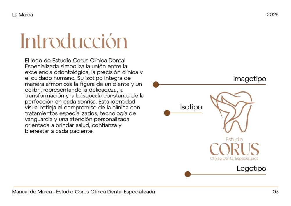CORUS — manual de marca, página 4