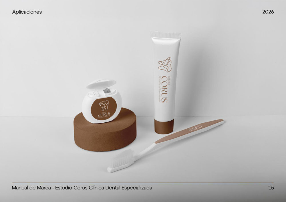 CORUS — manual de marca, página 16
