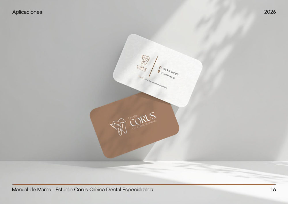 CORUS — manual de marca, página 17