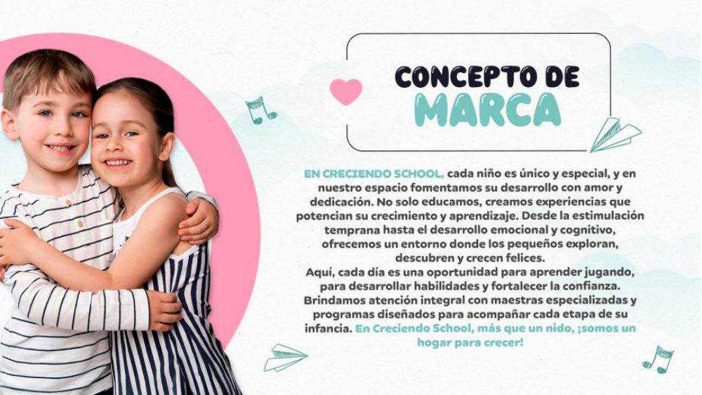 Creciendo School — manual de marca, página 2