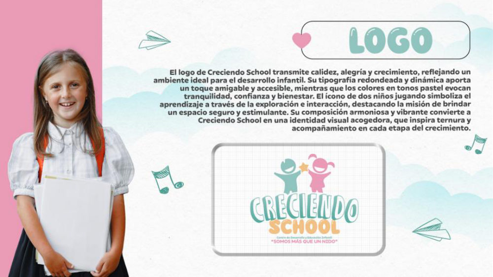 Creciendo School — manual de marca, página 3