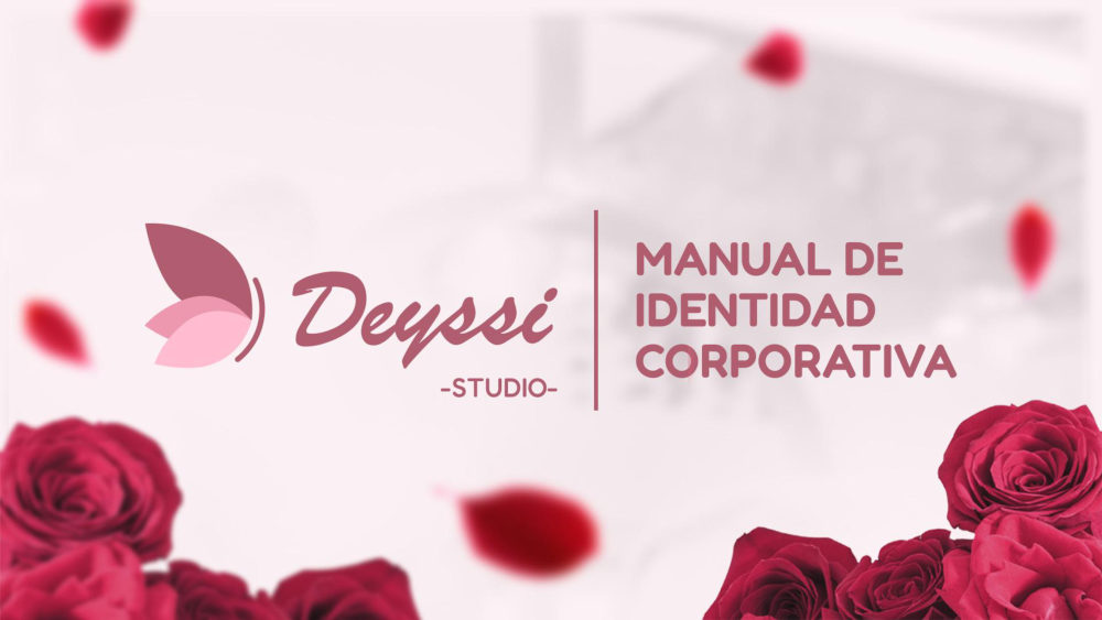 Portada del manual de marca de Deyssi Studio